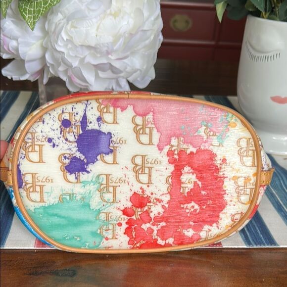 Dooney & Bourke Colorful paint splatter with logo Women's Bag small - Picture 5 of 12